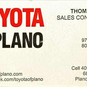丰田买卖二手车及购买新车到丰田Toyota的Plano店里