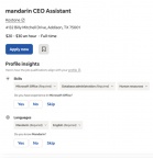 急招CEO Assistant $20-30/hour - 